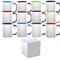 12 Pcs 11OZ MIXED colour Inner & Handle Sublimation Mugs With Individual White Boxes